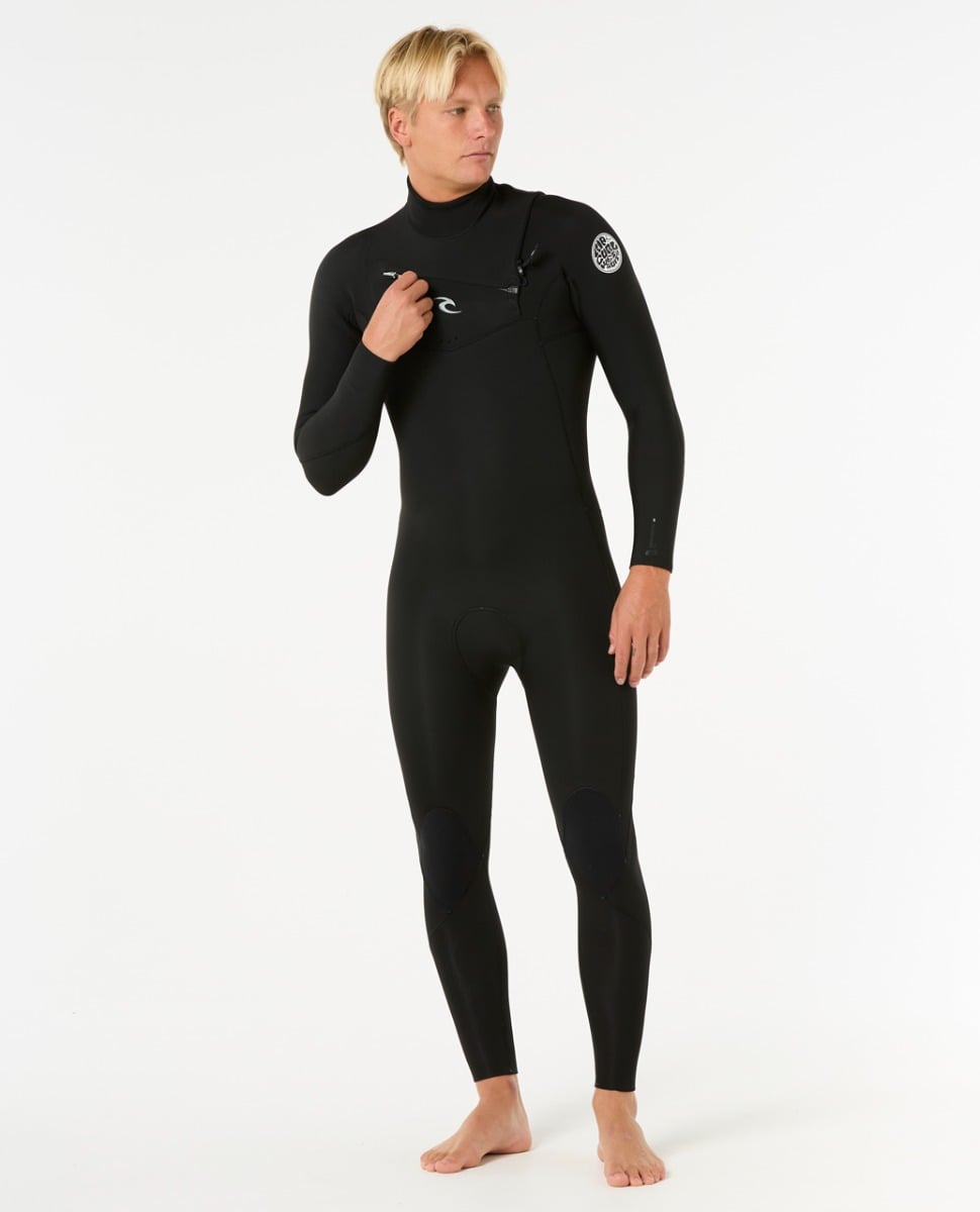 Rip Curl Dawn Patrol Pro Chest Zip 5/3mm Winter Wetsuit 2026 - Black