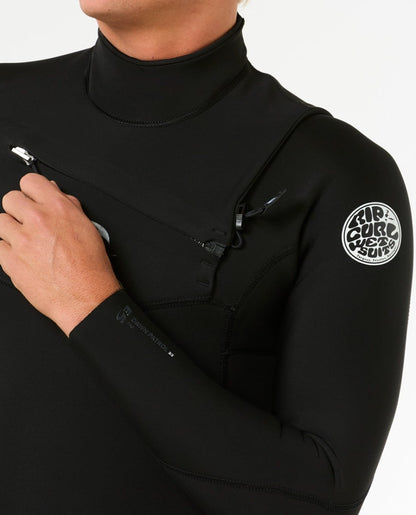 Rip Curl Dawn Patrol Pro Chest Zip 5/3mm Winter Wetsuit 2026 - Black