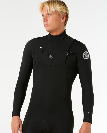 Rip Curl Dawn Patrol Pro Chest Zip 5/3mm Winter Wetsuit 2026 - Black