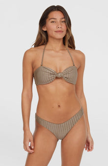 O'Neill Knot Bandeau Matira Womens Bikini Set - Pure Cashmere