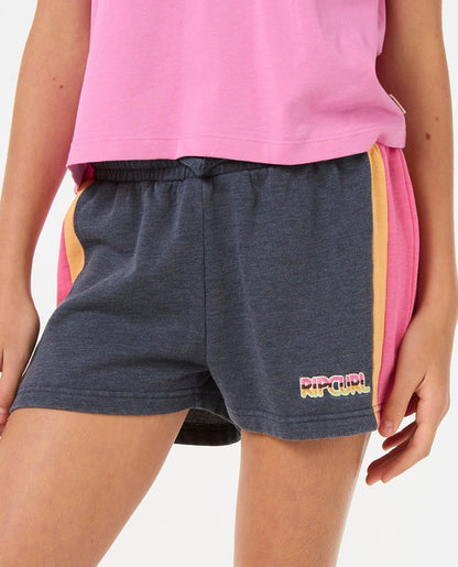 Rip Curl Las Dalias Girls Block Shorts - Navy
