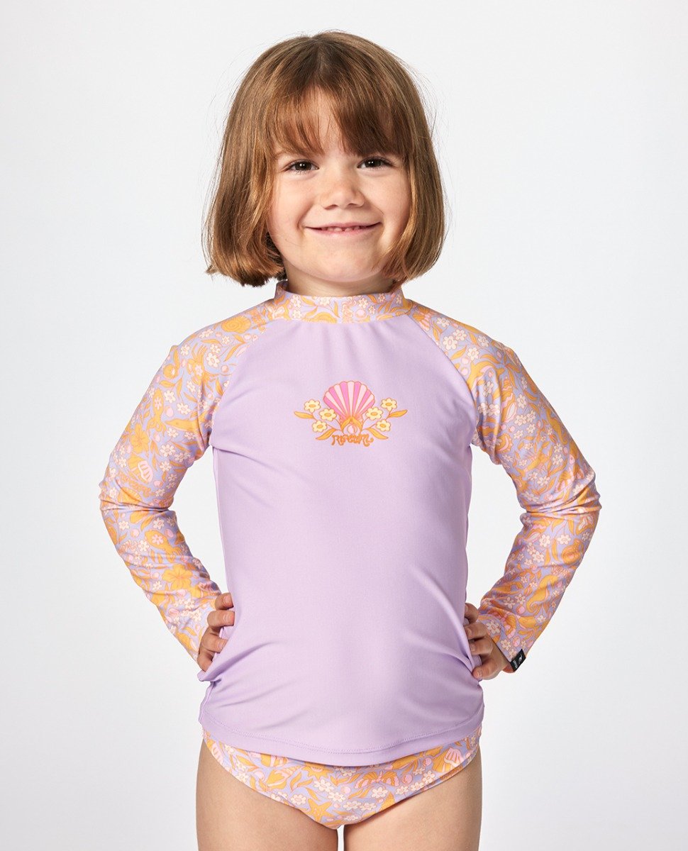 Rip Curl Rainbow Tide Girls Long Sleeve Set - Multi