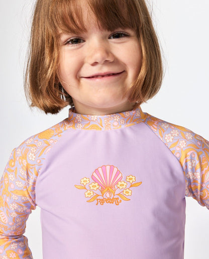 Rip Curl Rainbow Tide Girls Long Sleeve Set - Multi