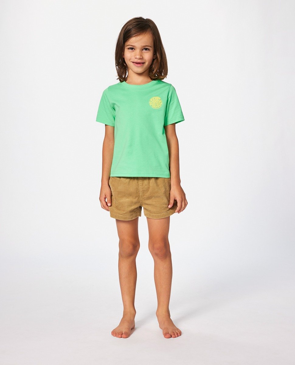 Rip Curl Wetsuit Icon Boys Tee - Neon Green