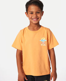 Rip Curl Icons of Shred Boys Tee - Mandarin Zest