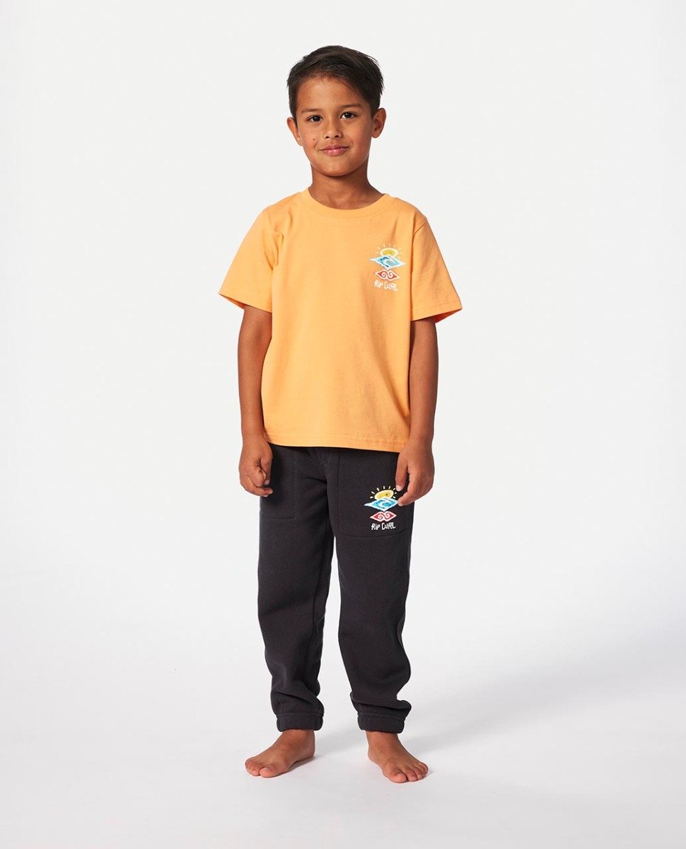 Rip Curl Icons of Shred Boys Tee - Mandarin Zest