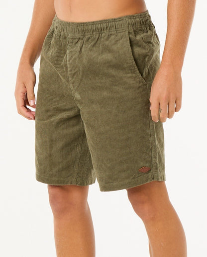 Rip Curl Classic Surf Cord Volley Men's Walk Shorts - Dusty Olive