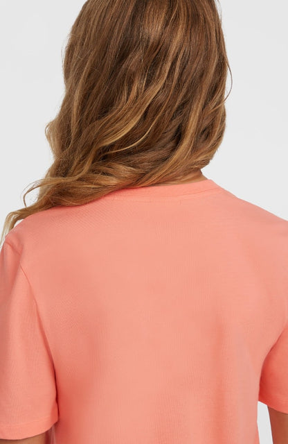 O'Neill Essentials Script Womens T-Shirt - Coral Pink