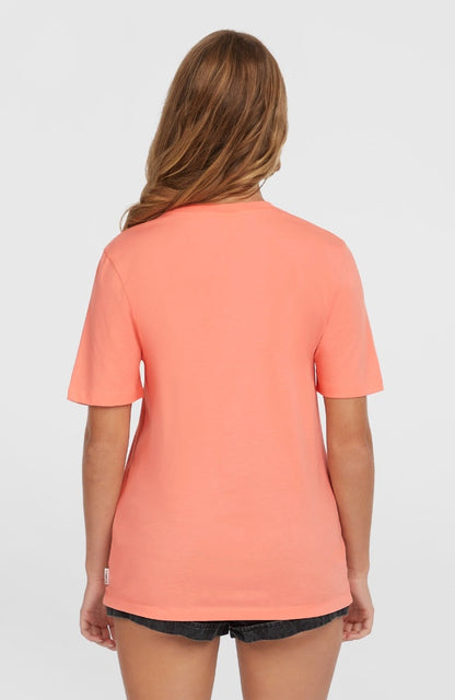 O'Neill Essentials Script Womens T-Shirt - Coral Pink
