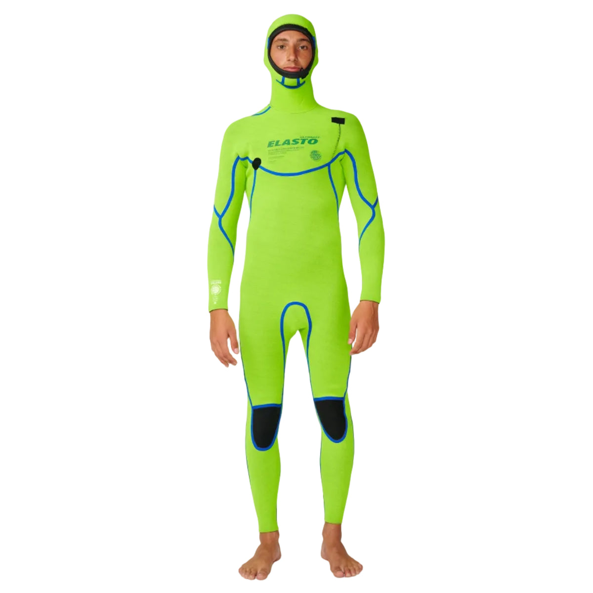 Rip Curl Mens Elasto Hooded 5/4mm Winter Wetsuit 2026 - Black
