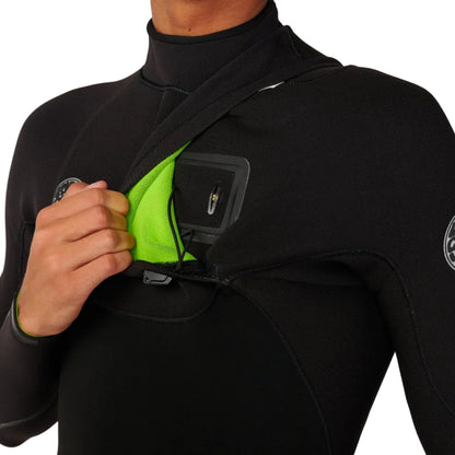 Rip Curl Mens Elasto Zip Free 5/4mm Winter Wetsuit 2026 - Black