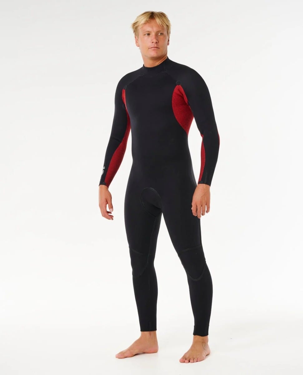 Rip Curl Trad Back Zip 4/3mm Wetsuit 2026 - Black