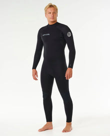 Rip Curl Trad Back Zip 3/2mm Summer Wetsuit 2026 - Black