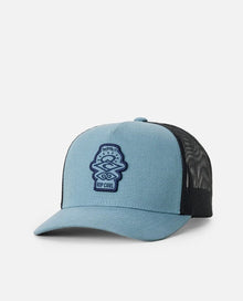 Rip Curl Search Icon Boys Trucker Cap - Faded Denim