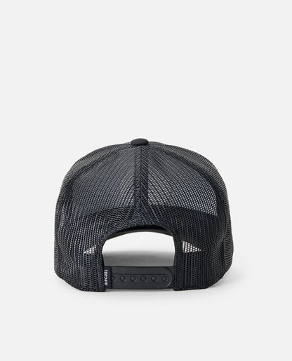 Rip Curl Wetsuit Icon Boys Trucker Cap - Washed Black