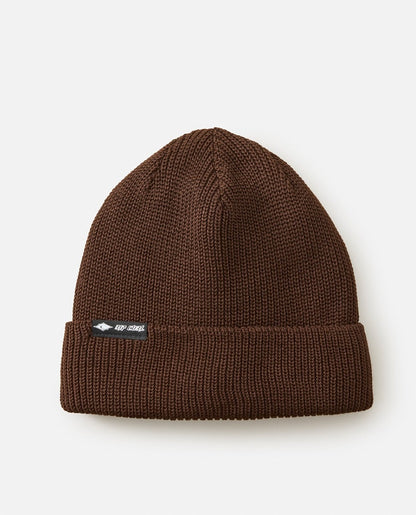 Rip Curl Classic Surf Reg Beanie in Brown