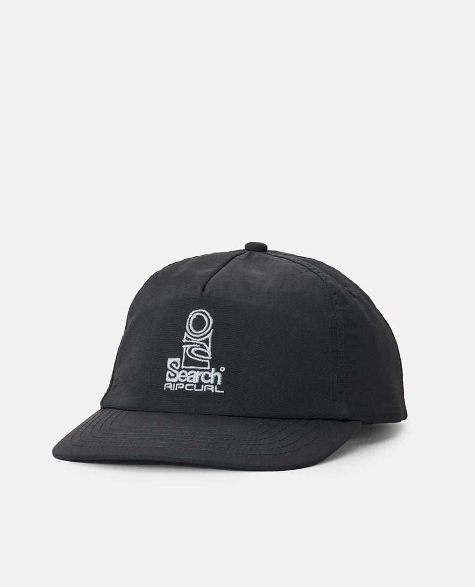 Rip Curl Search Stack Snapback Cap in Black