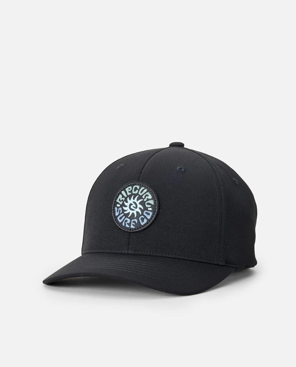 Rip Curl Pacific Rinse Flexfit Cap in Black