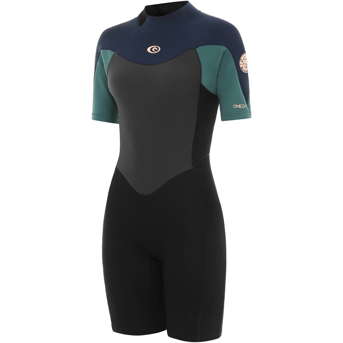 Rip Curl Women's Omega 1.5mm Shorty Wetsuit - Green