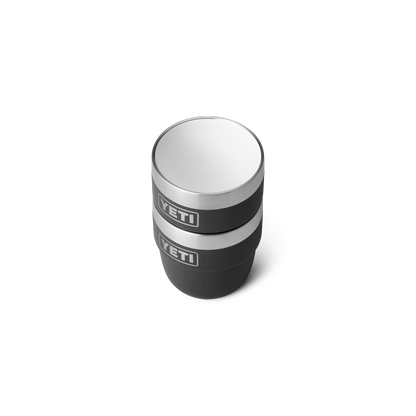 Yeti Rambler 4oz Espresso 2 Pack Stackable Cups - Black