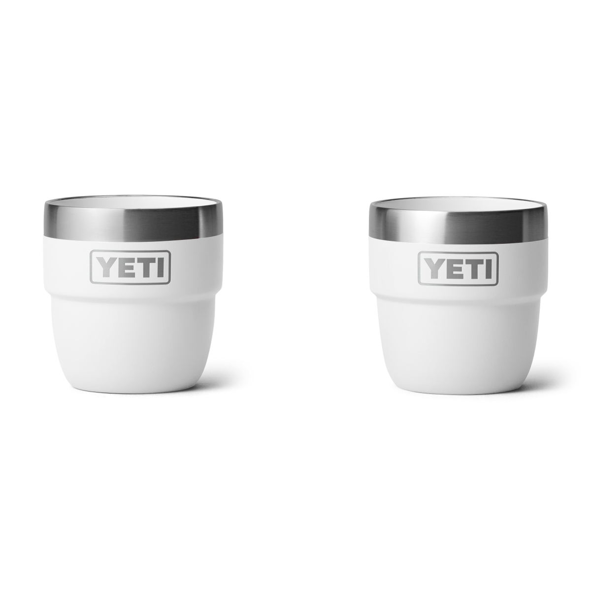 Yeti Rambler 4oz Espresso 2 Pack Stackable Cups - White