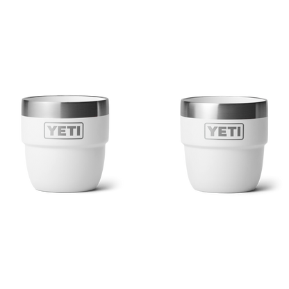 Yeti Rambler 4oz Espresso 2 Pack Stackable Cups - White