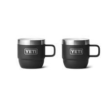 Yeti Rambler 6oz Espresso 2 Pack Stackable Cups - Black