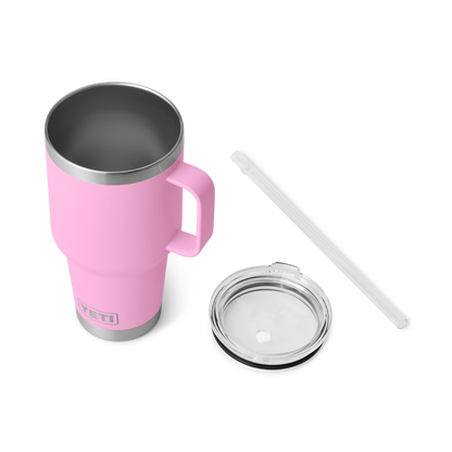 Yeti Rambler 35oz Straw Mug with Straw Lid - Power Pink