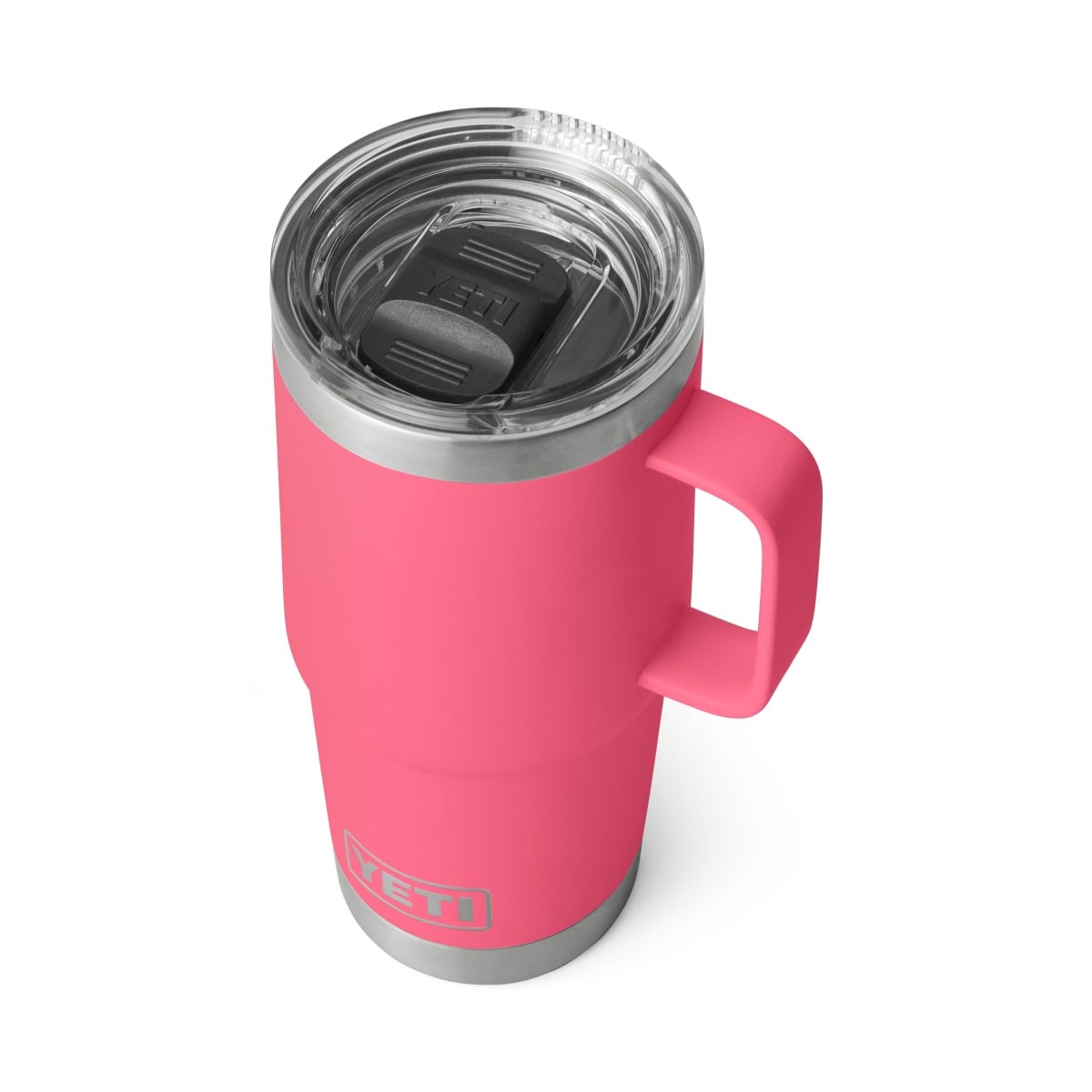 Yeti Rambler 20oz Travel Mug with Stronghold Lid -  Tropical Pink
