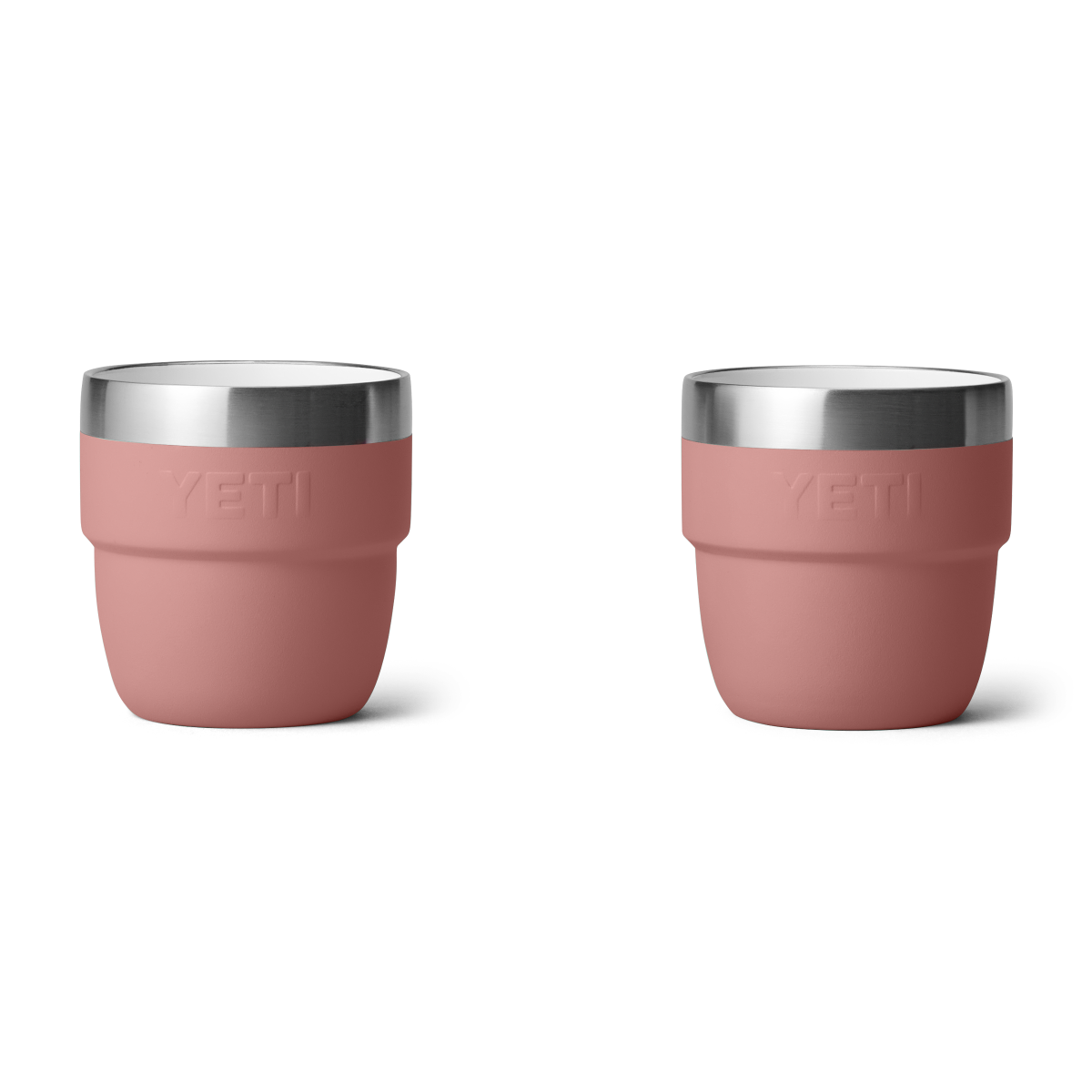 Yeti Rambler 4oz Stackable Espresso Cups - Sandstone Pink
