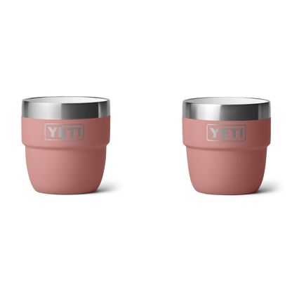 Yeti Rambler 4oz Stackable Espresso Cups - Sandstone Pink