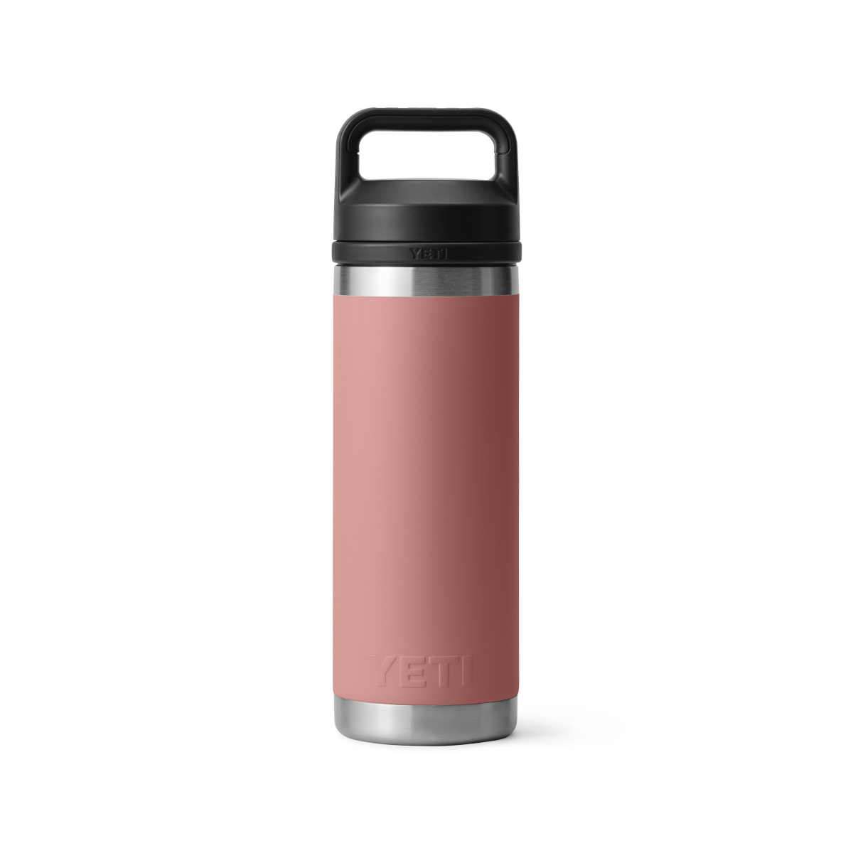 Yeti Rambler 18oz Bottle 2.0 with Chug Cap - Sandstone Pink