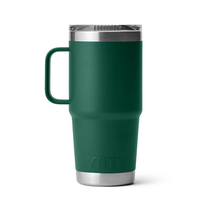 Yeti Rambler 20oz Travel Mug with StrongHold Lid - Black Forest Green