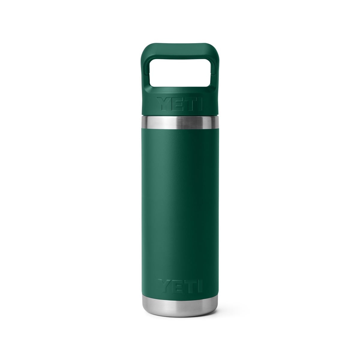 Yeti Rambler 18oz Straw Bottle - Black Forest Green