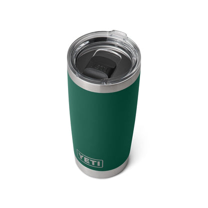 Yeti Rambler 20oz Tumbler with MagSlider Lid - Black Forest Green