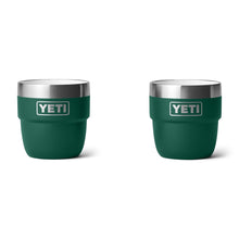Yeti 4oz Insulated Stackable Espresso Cups 2 Pk - Black Forest Green