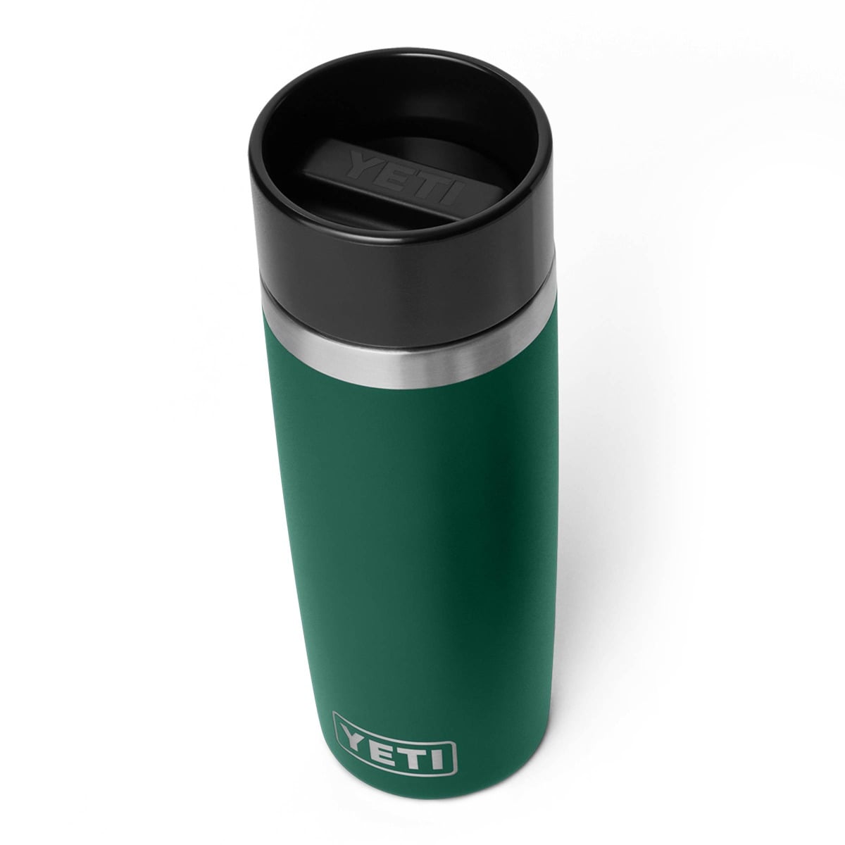 Yeti Rambler 16 Oz Insulated Travel Bottle - Black Forest Green