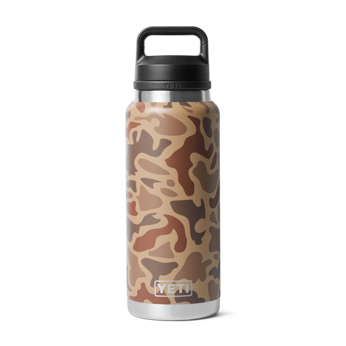 Yeti Rambler 36 Oz Insulated Bottle with Chug Cap in Wetlands Camo