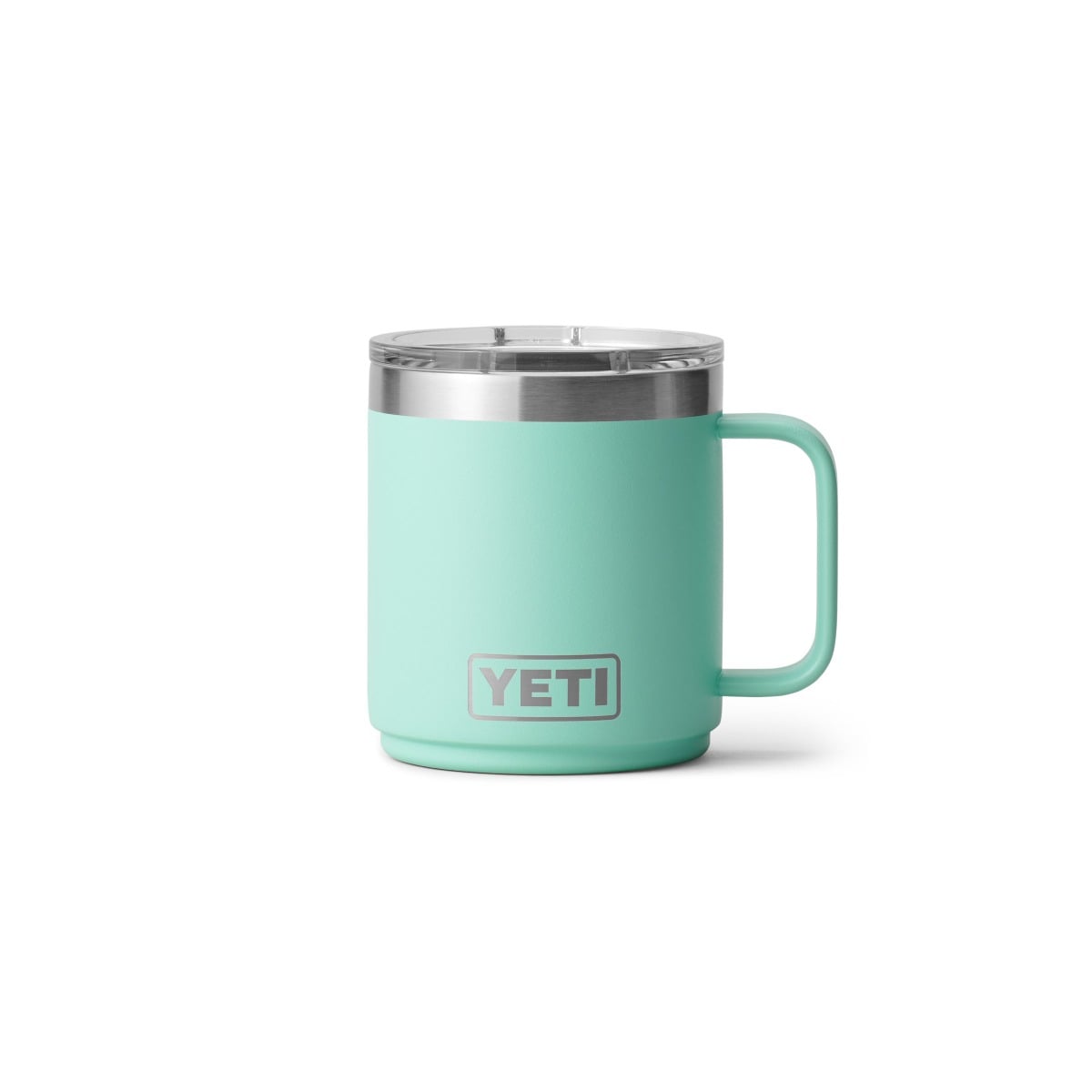 Yeti Rambler 10oz Stackable Mug with DuraSip Ceramic Lining & MagSlider Lid - Seafoam