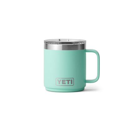 Yeti Rambler 10oz Stackable Mug with DuraSip Ceramic Lining & MagSlider Lid - Seafoam