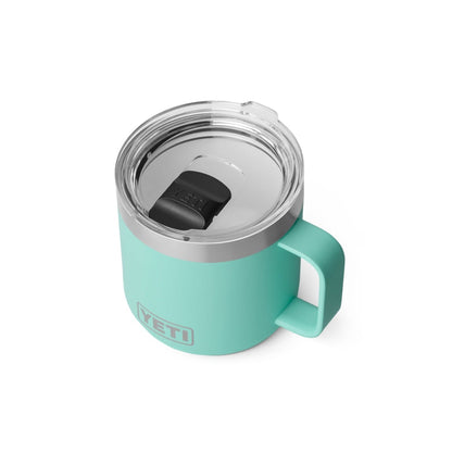 Yeti Rambler 14oz Stackable Mug with DuraSip Ceramic Lining & MagSlider Lid - Seafoam