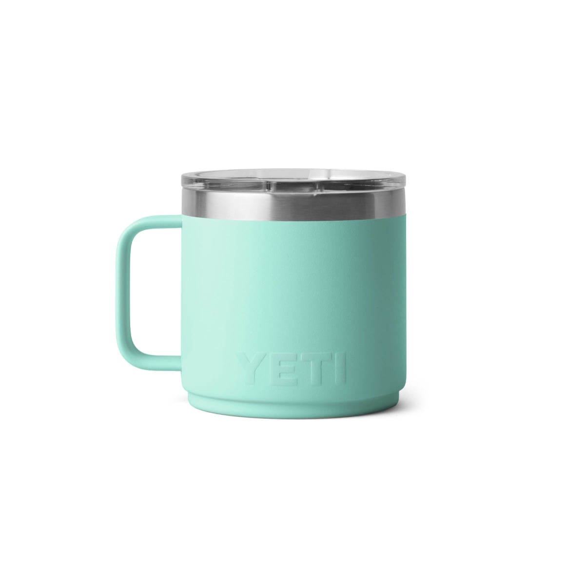 Yeti Rambler 14oz Stackable Mug with DuraSip Ceramic Lining & MagSlider Lid - Seafoam