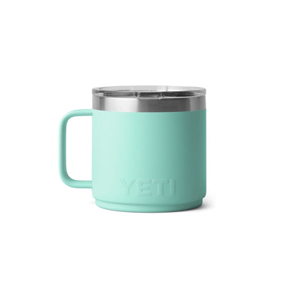 Yeti Rambler 14oz Stackable Mug with DuraSip Ceramic Lining & MagSlider Lid - Seafoam