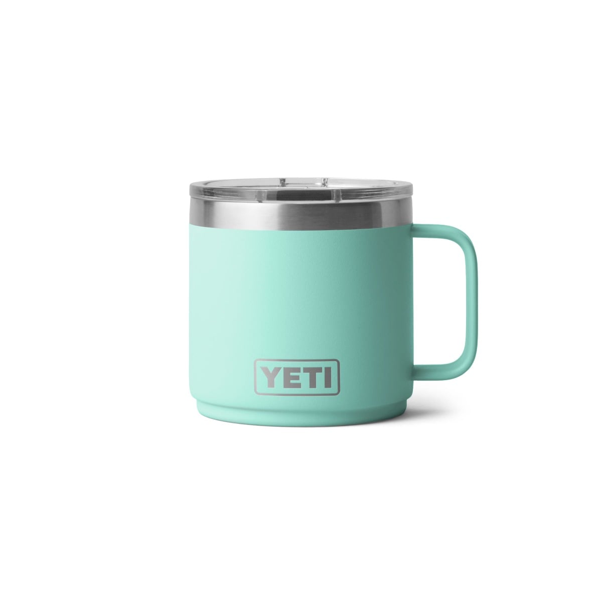 Yeti Rambler 14oz Stackable Mug with DuraSip Ceramic Lining &amp; MagSlider Lid in Seafoam