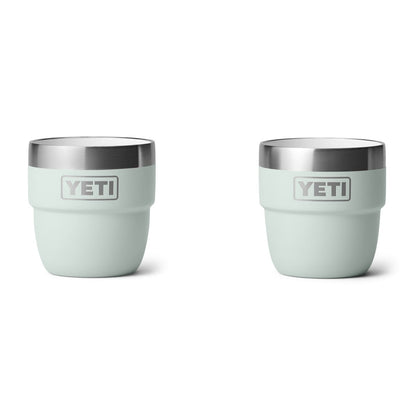 Yeti Rambler 4oz Espresso Ceramic Lining Stackable Cups (2 Pack) in Ridgeline