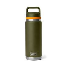 Yeti Rambler 26oz Bottle with Chug Cap 2.0 - Olive/King Crab Orange