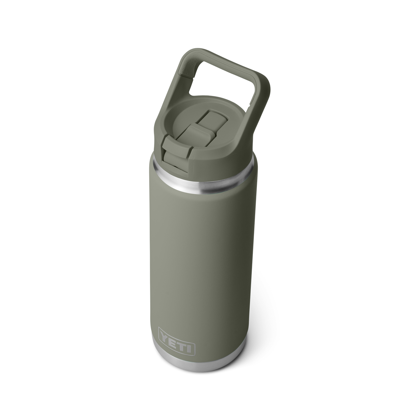 Yeti Rambler 26 oz Water Bottle With Colour-Matched Flip Chug Cap - Pampa Light Green