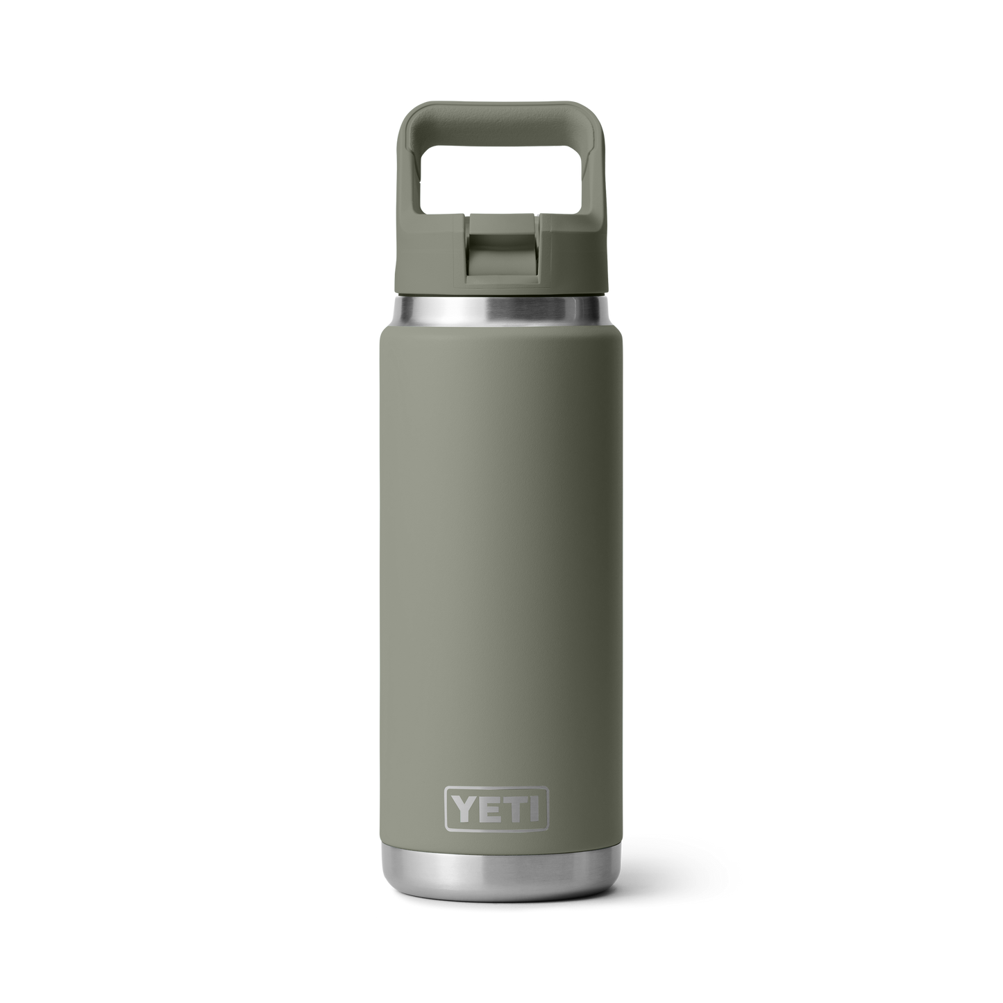 Yeti Rambler 26 oz Water Bottle With Colour-Matched Flip Chug Cap - Pampa Light Green