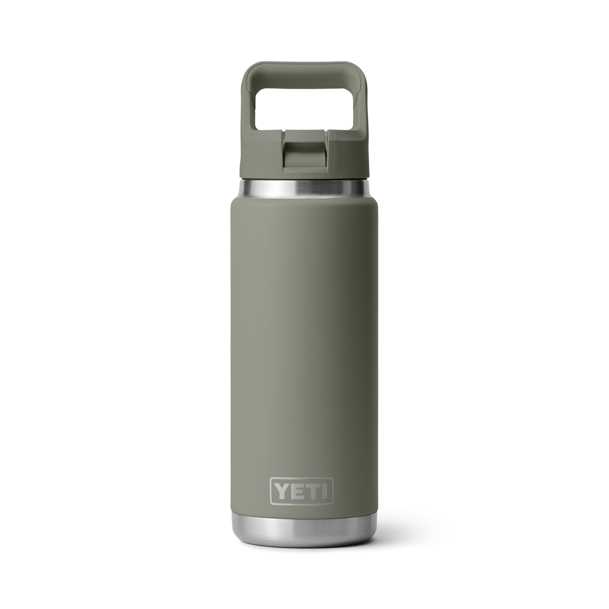 Yeti Rambler 26 oz Water Bottle With Colour-Matched Flip Chug Cap - Pampa Light Green