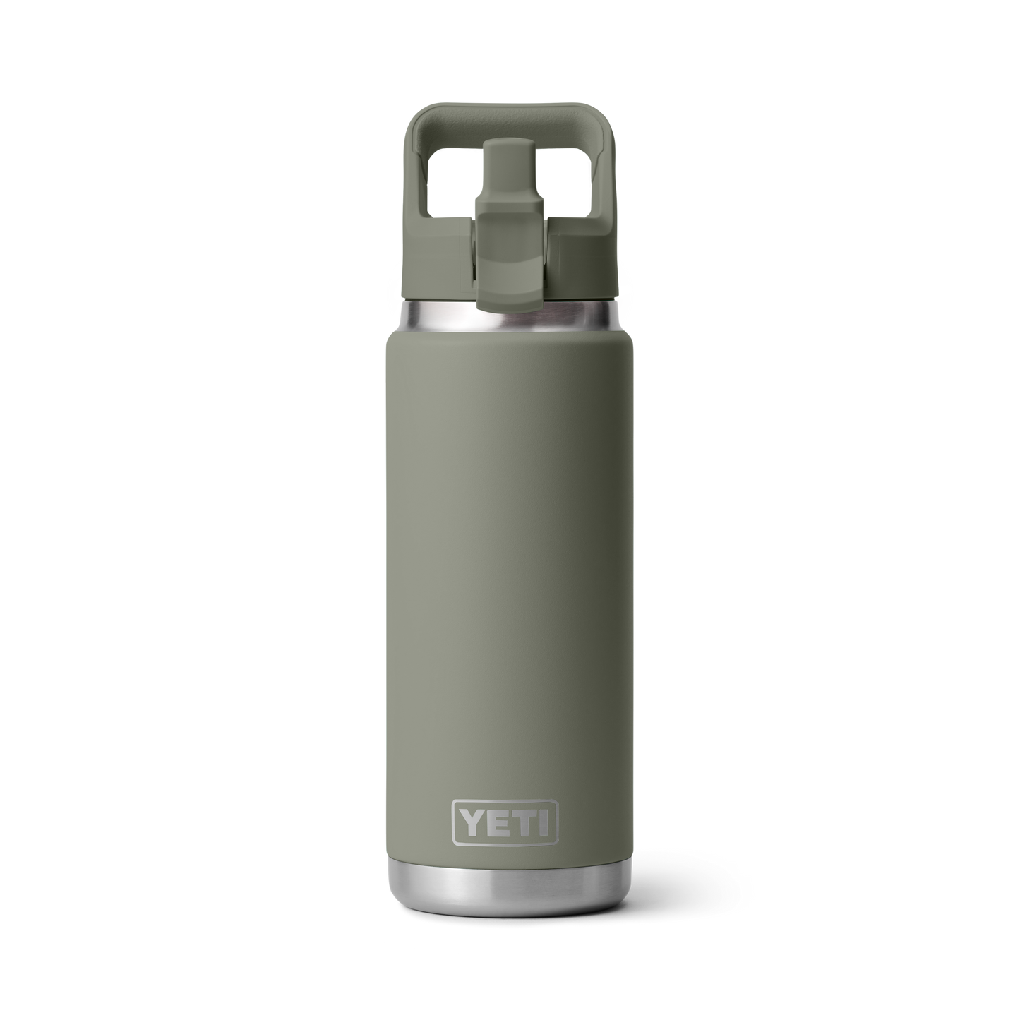 Yeti Rambler 26 oz Water Bottle With Colour-Matched Flip Chug Cap - Pampa Light Green